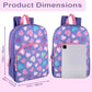 15 Inch Kids Backpacks for Boys & Girls | Preschool, Kindergarten, Elementary School Backpacks with Adjustable, Padded Straps (Happy Hearts)