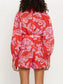 Printed Long Sleeve Belted Romper nicholesgifts