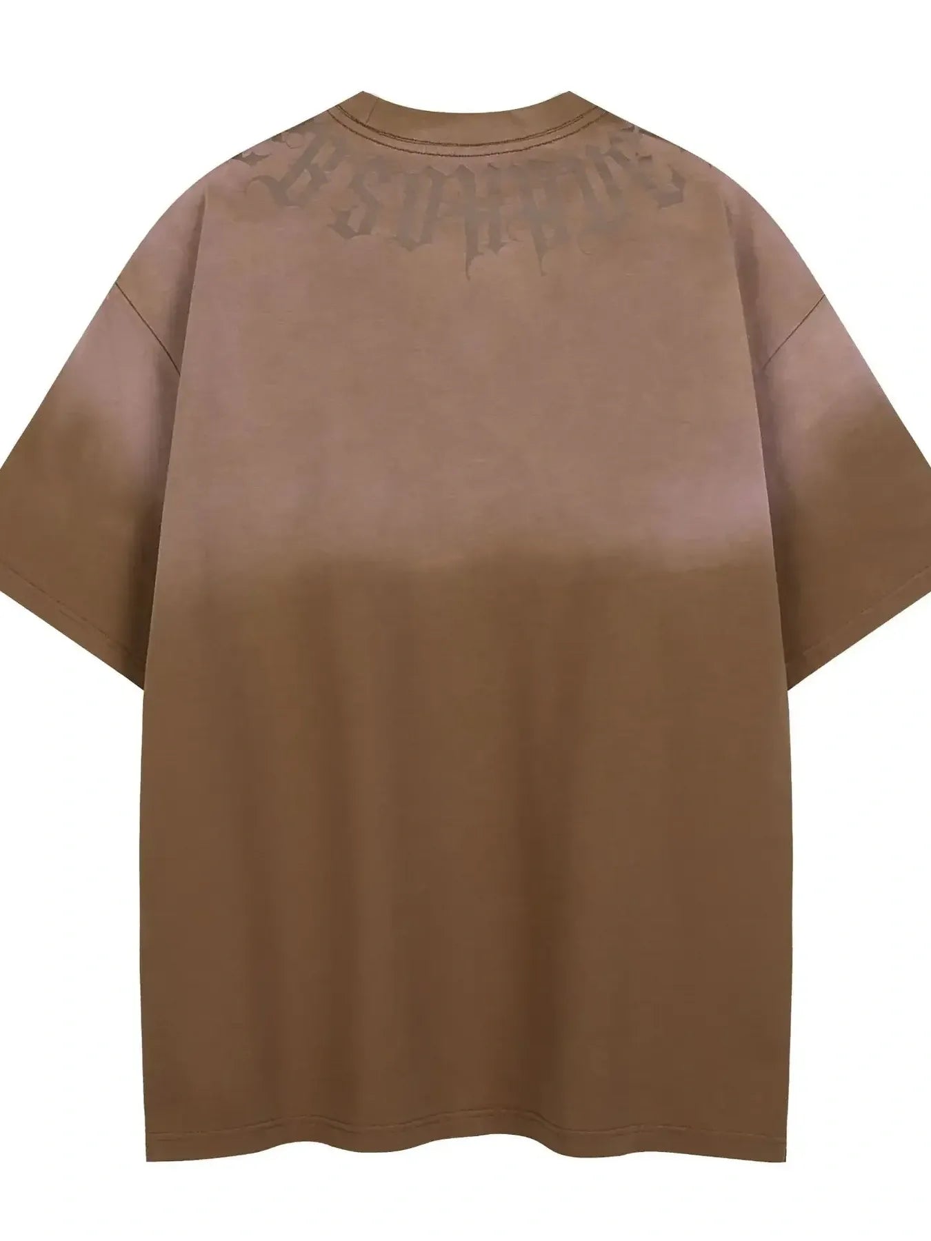 Men's Washed Round Neck Short Sleeve T-Shirt Trendsi