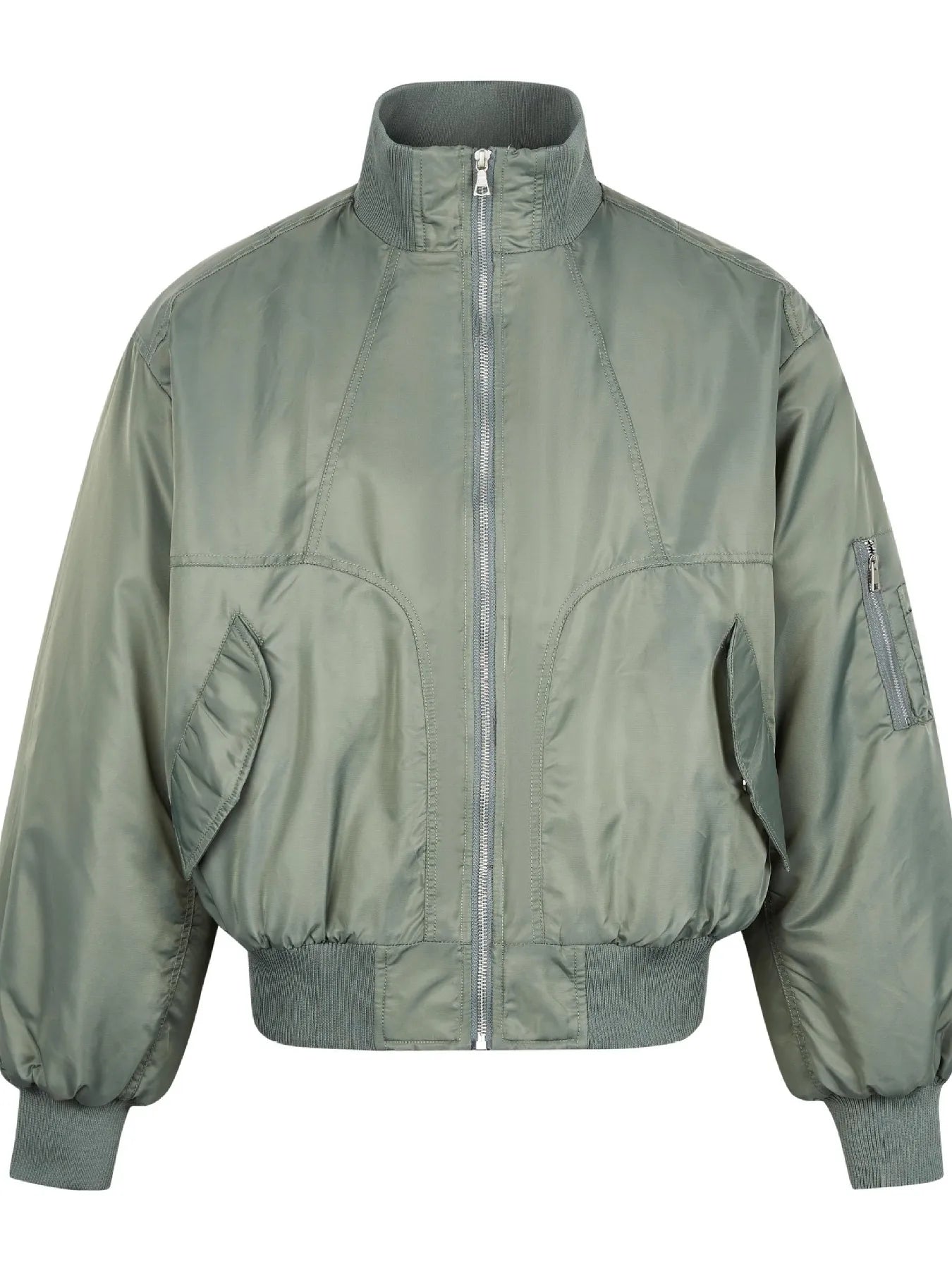 Men's Zip Up Long Sleeve Bomber Jacket NicholesGifts