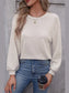 Striped Round Neck Long Sleeve Top nicholesgifts