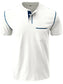 Men's Full Size Casual Henley T-Shirt with Contrast Stitching and Pocket Plus Size nicholesgifts