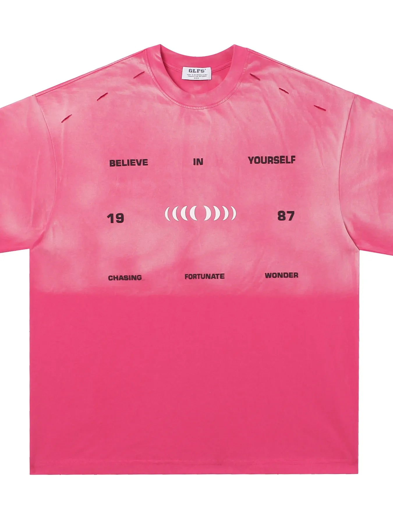 Men's Letter Round Neck Short Sleeve T-Shirt Trendsi