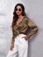 Collared Neck Buttoned Long Sleeve Shirt nicholesgifts
