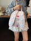 Striped Star Bunny Ear Backpack Bag nicholesgifts