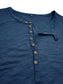 Men's Casual Henley Short Sleeve Button Top nicholesgifts