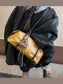 Leather Shoulder Bag with Charm nicholesgifts