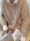 Dropped Shoulder Buttoned Cardigan nicholesgifts