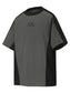 Men's Relaxed Fit Color Block T-Shirt nicholesgifts