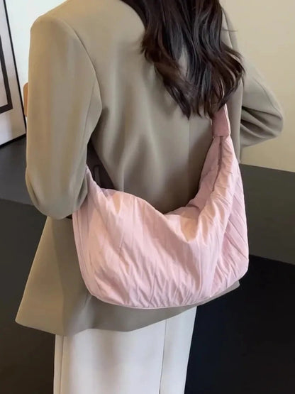 Pleated Dumpling Crossbody Bag nicholesgifts