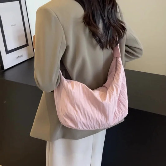 Pleated Dumpling Crossbody Bag Trendsi