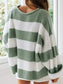 Round Neck Long Sleeve Sweater Trendsi