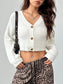Button-Up Cropped Cardigan nicholesgifts