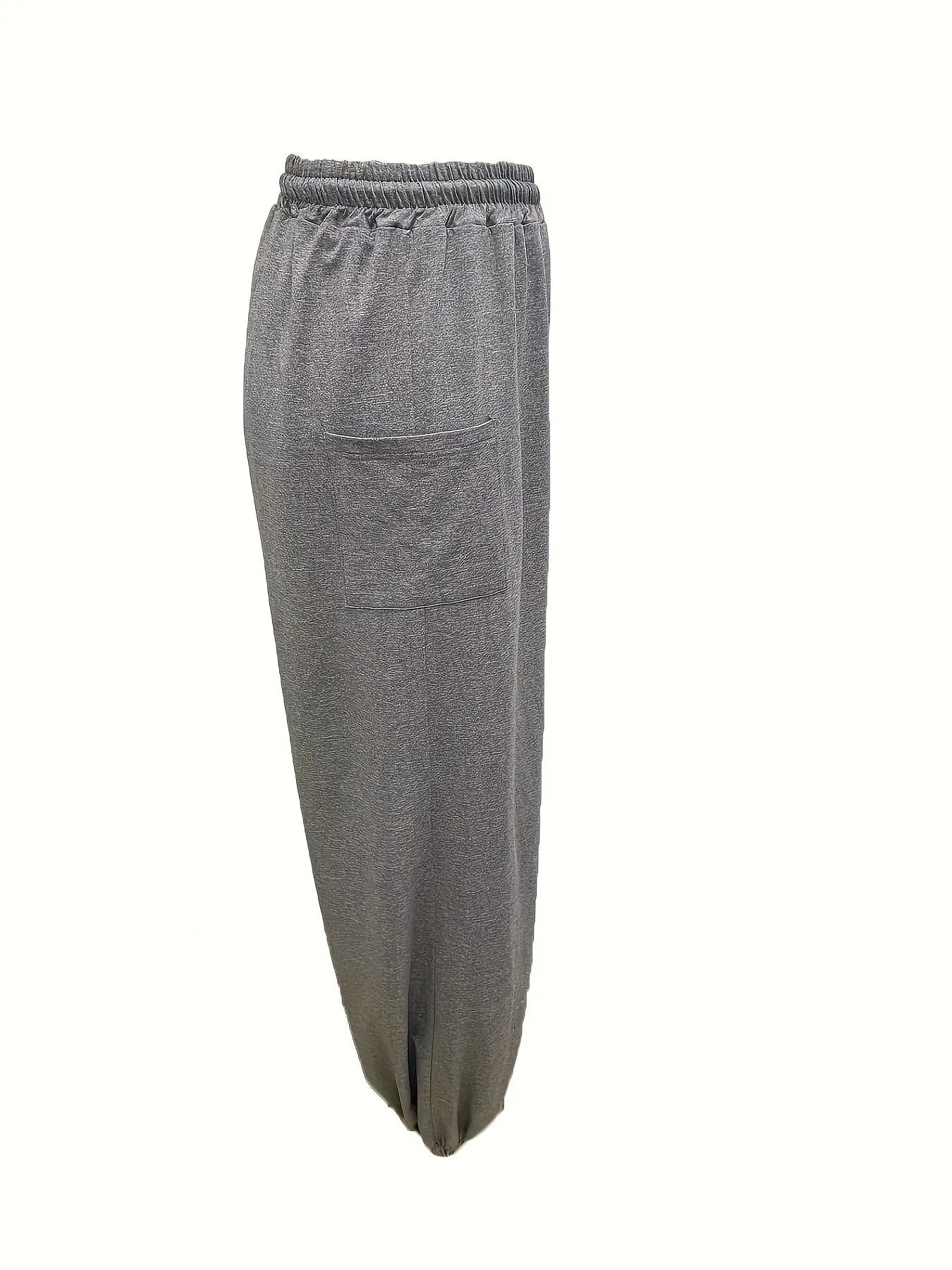 Drawstring Wide Leg Pants with Pockets NicholesGifts