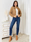 Perfee Long Sleeve Dropped Shoulder Jacket nicholesgifts