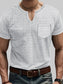 Men's Full Size Notched Short Sleeve T-Shirt Plus Size nicholesgifts