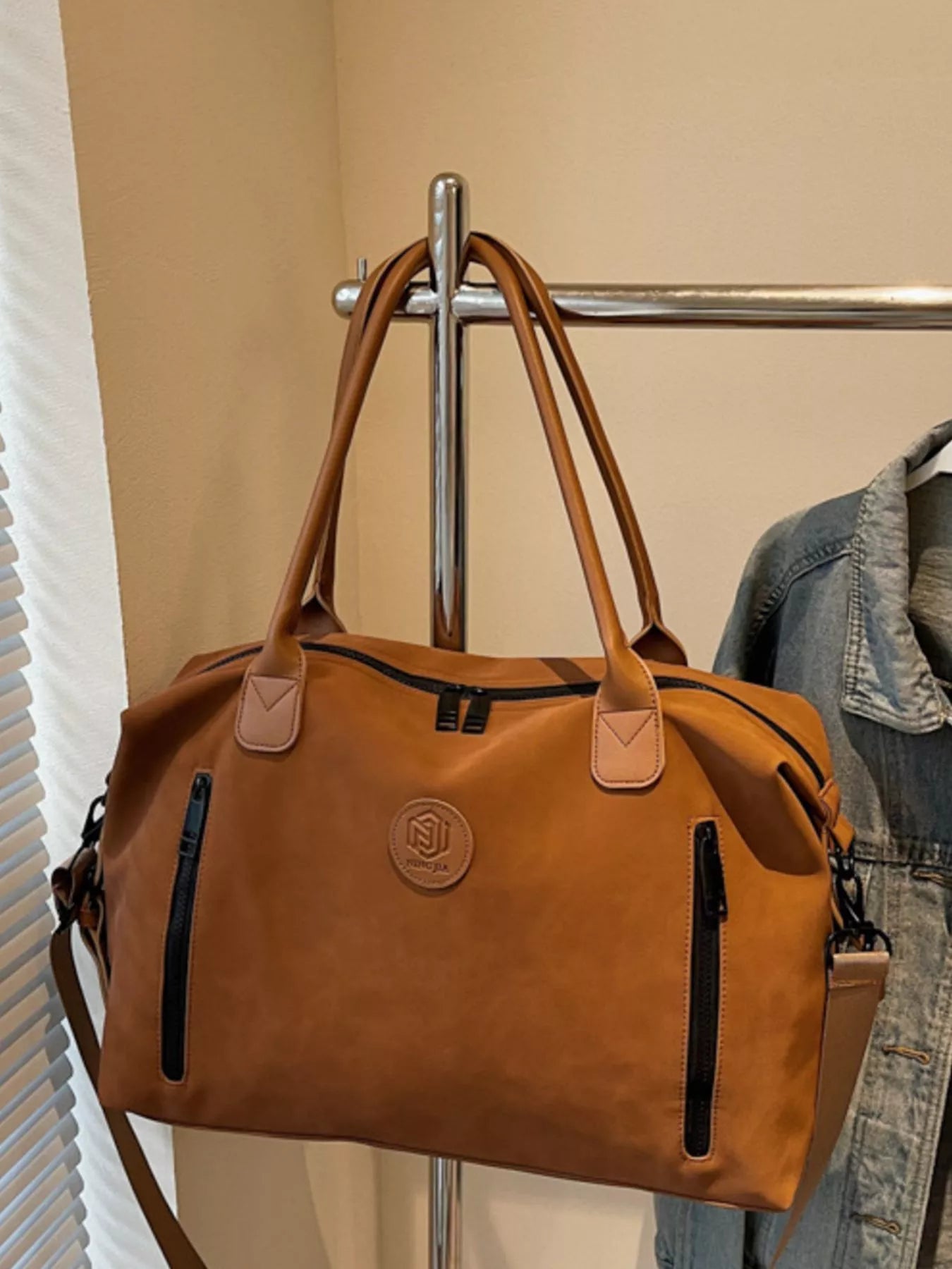Adjustable Shoulder Strap Travel Duffel Bag nicholesgifts