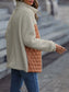 Leopard Color Block Zip-Up Jacket nicholesgifts