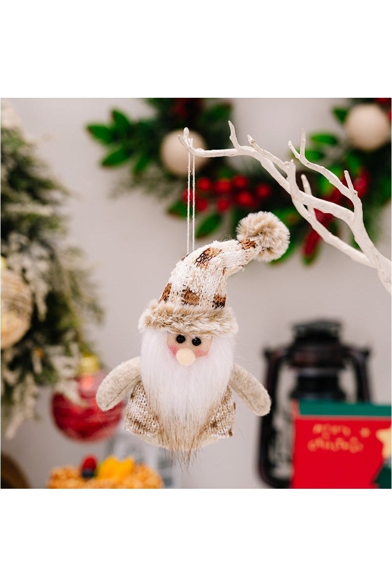 Santa Snowman Reindeer Hanging Ornament nicholesgifts