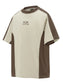 Men's Relaxed Fit Color Block T-Shirt nicholesgifts