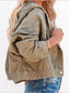 Hooded Dropped Shoulder Denim Jacket nicholesgifts