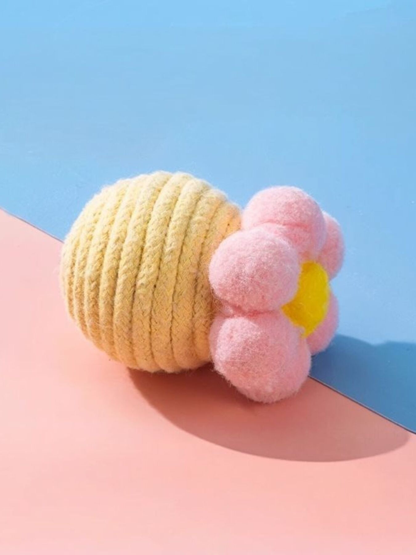 Interactive Flower Design Squeaky Pet Sound Toy nicholesgifts