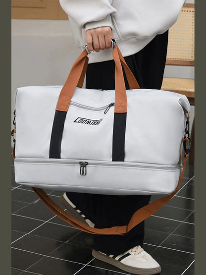 Oxford Cloth Dry and Wet Separation Travel Bag nicholesgifts