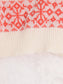 Contrast Ribbed hem Long Sleeve Sweater nicholesgifts