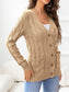 Button Down Cable-Knit Cardigan nicholesgifts