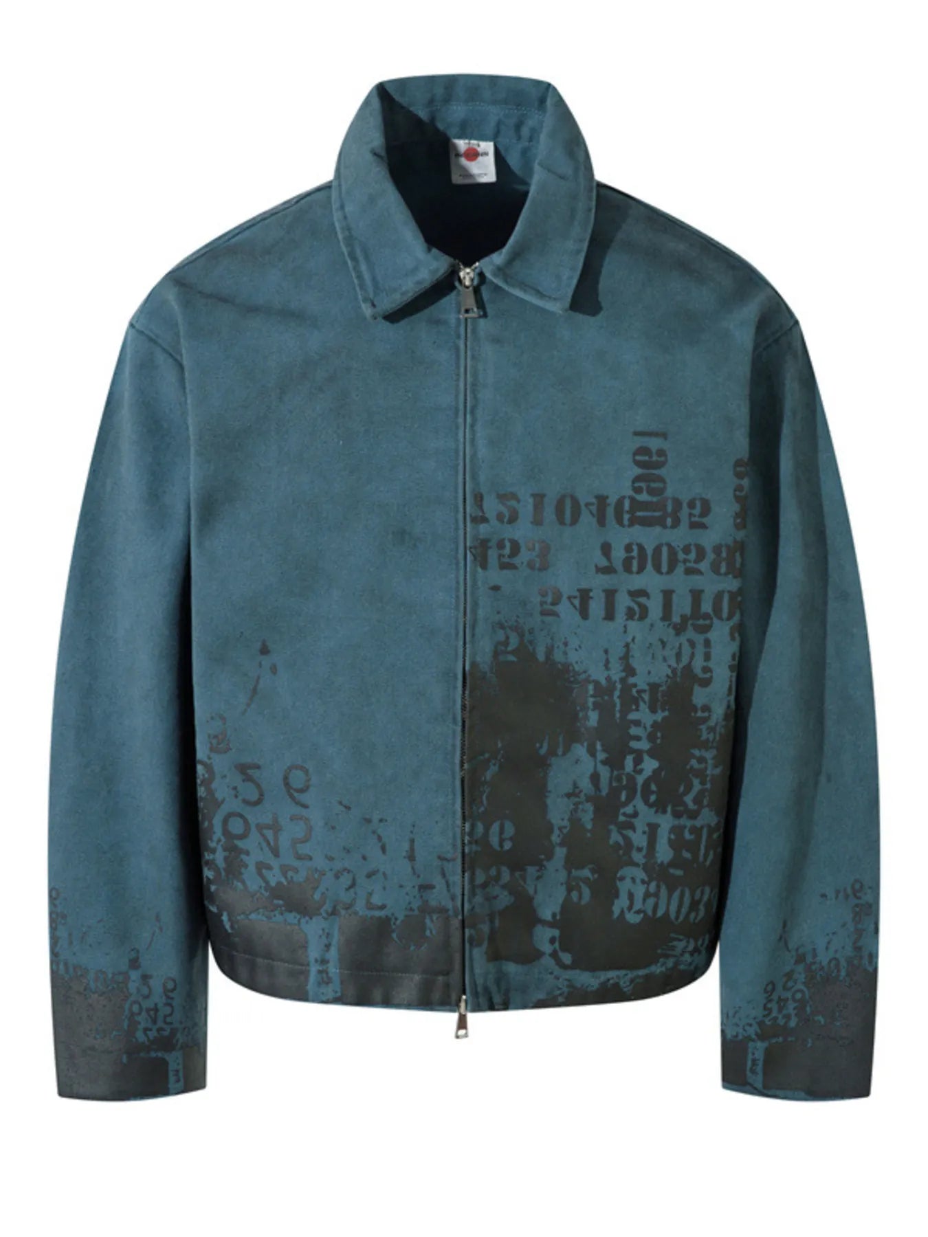 Men's Printed Zip Up Jacket Trendsi