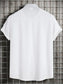 Men's Plus Size Casual Short Sleeve Button Down Shirt nicholesgifts