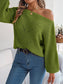 Openwork Long Sleeve Sweater nicholesgifts