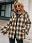 Ivy Lane Pocketed Plaid Long Sleeve Hooded Jacket nicholesgifts