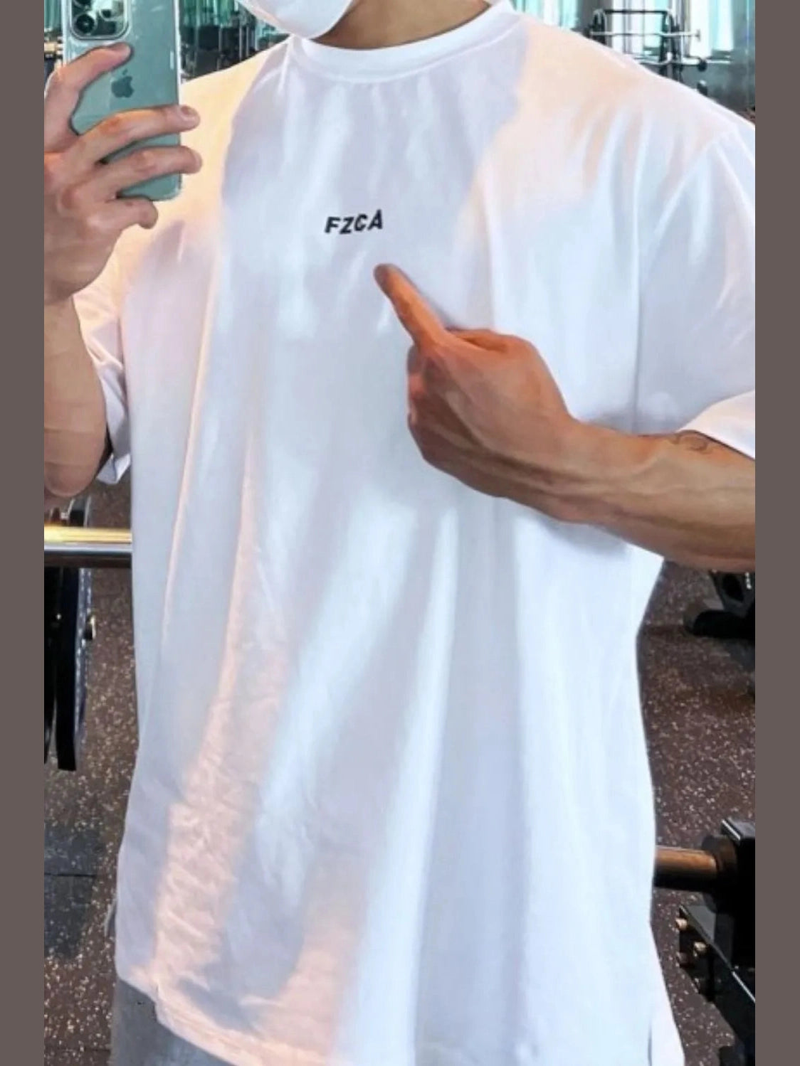 Men's Plus Size Letter Round Neck Half Sleeve T-Shirt Trendsi