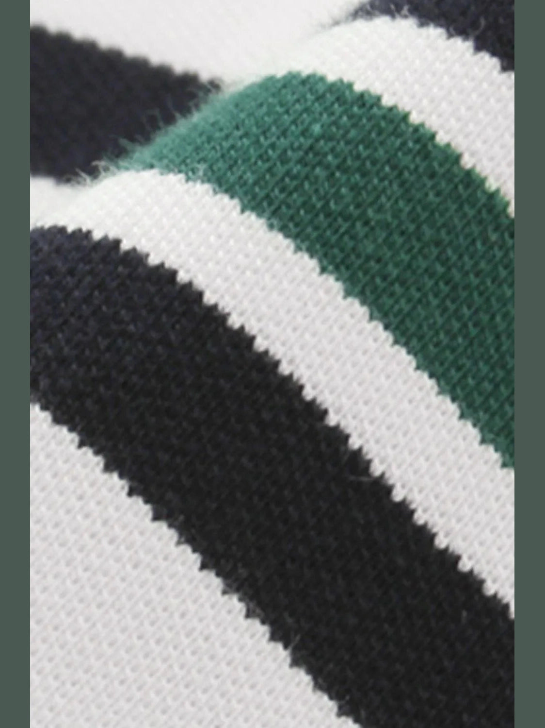 Men's Striped Collared Neck Half Sleeve Polo Trendsi