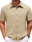 Men's Plus Size Button Down Short Sleeve Shirt nicholesgifts