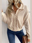 Perfee Zip-Up Sherpa Collared Neck Jacket with Pockets nicholesgifts