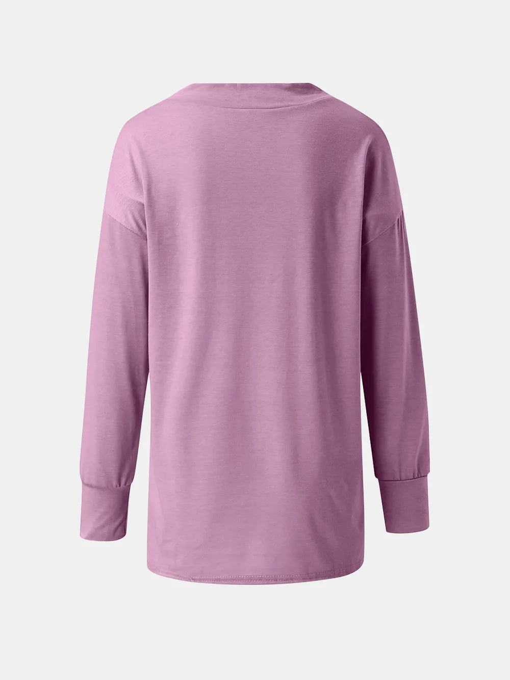 Full Size V-Neck Long Sleeve T-Shirt NicholesGifts