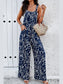 Devine Printed Wide Strap Jumpsuit with Pockets nicholesgifts