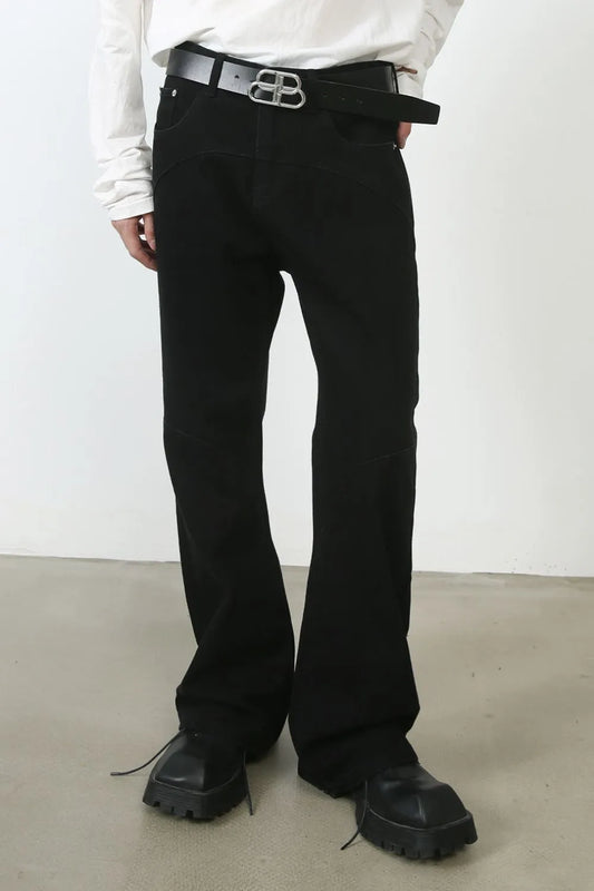 Men's Mid Rise Jeans with Pockets Trendsi