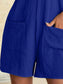Full Size Knot Strap Romper with Pockets Plus Size nicholesgifts