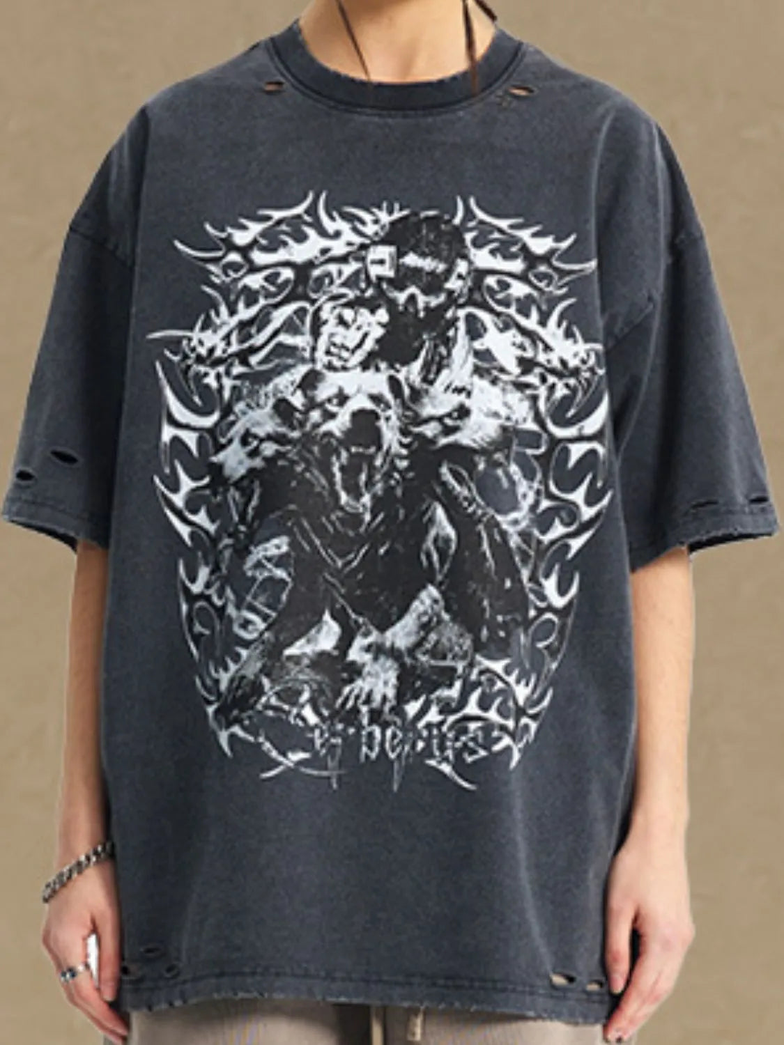 Men's Graphic Round Neck Half Sleeve T-Shirt NicholesGifts