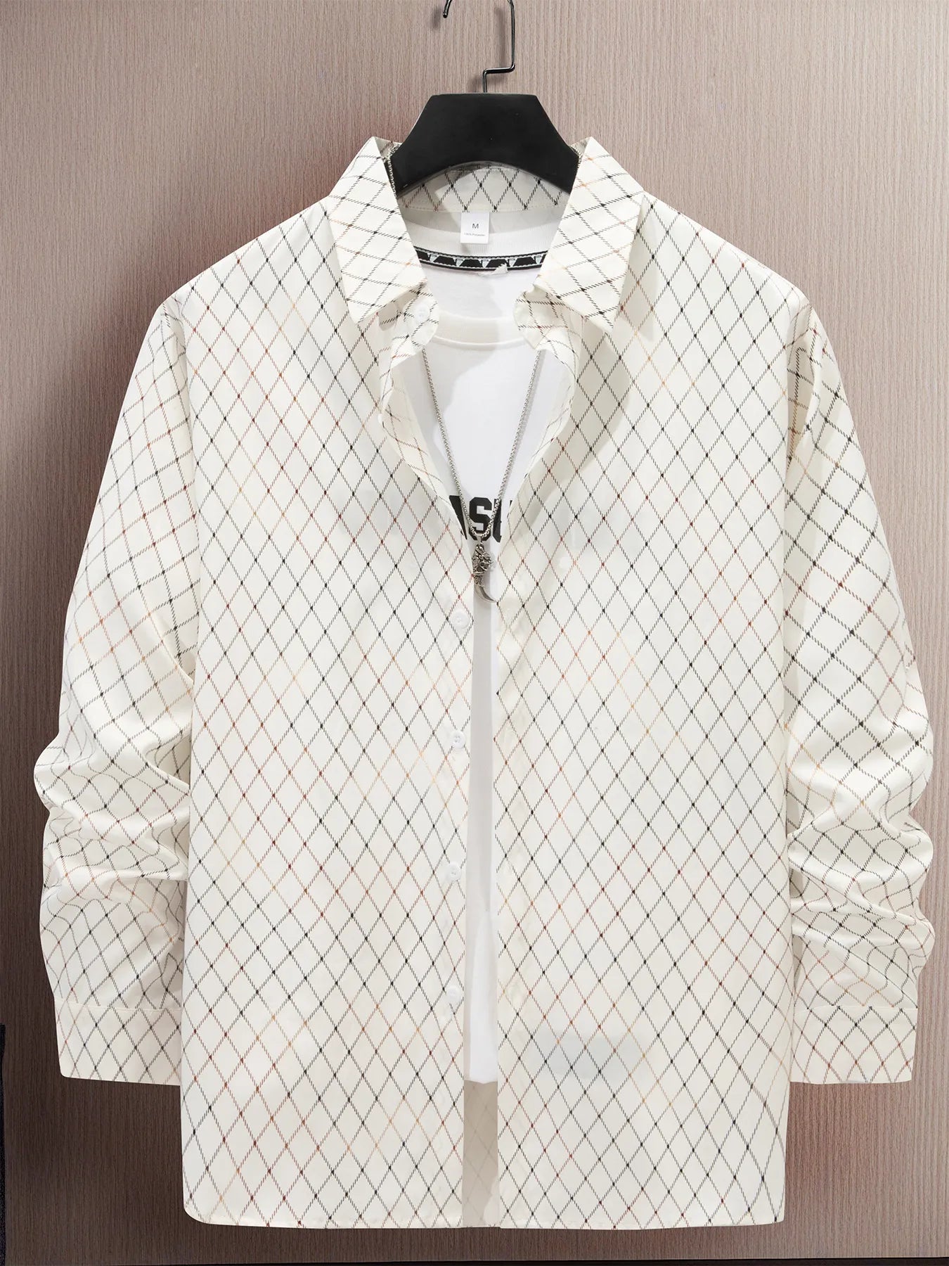 Men's Full Size Button Up Long Sleeve Shirt Plus Size NicholesGifts