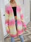 Angel Wings Full Size Gradient Open Front Cardigan nicholesgifts