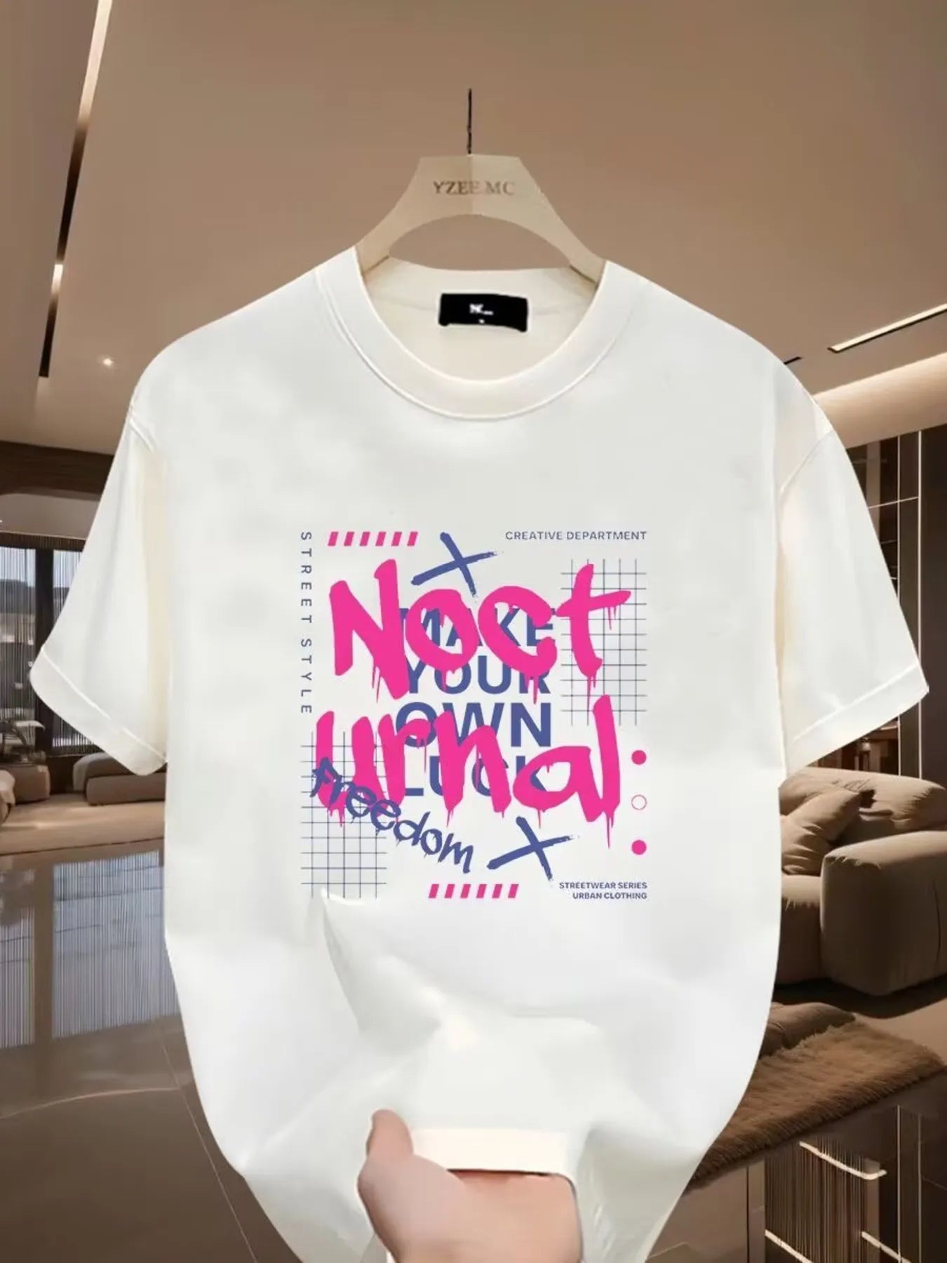 Men's Full Size Graphic Round Neck Short Sleeve T-Shirt Plus Size NicholesGifts