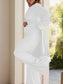 Full Size Slit Round Neck Long Sleeve Top and Pants Set nicholesgifts