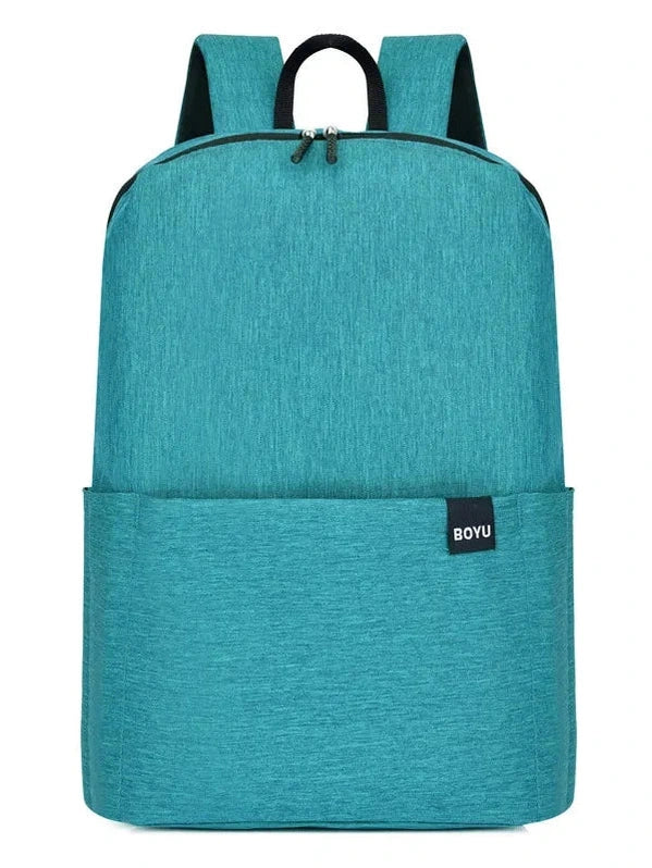 Solid Color Nylon Backpack Bag nicholesgifts