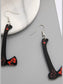 Women Bloody Horror Halloween Drop Earrings nicholesgifts