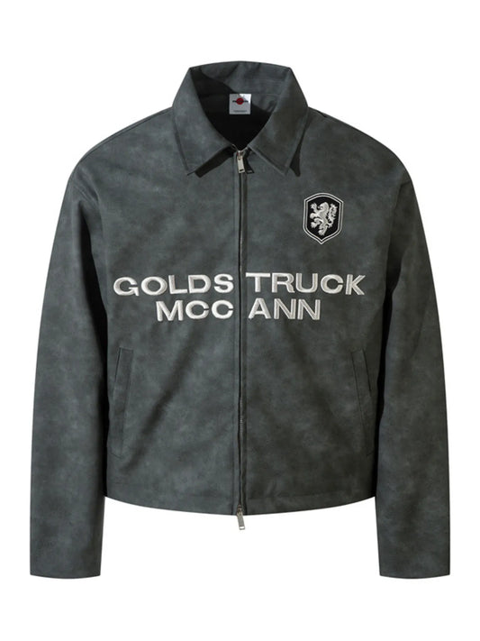 Men's Long Sleeve Zip-Up Jacket Trendsi