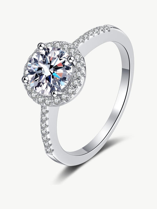 Ready To Flaunt Moissanite Ring nicholesgifts